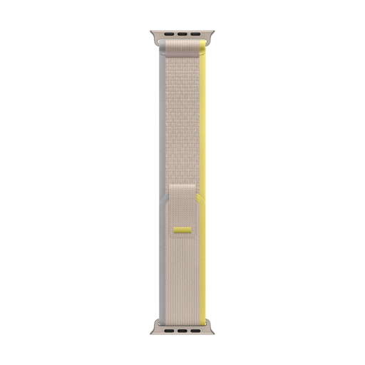 Apple 49mm Trail Loop - M/L Band for Apple Watch 44/45/49 mm, Size M/L, Yellow/Beige
